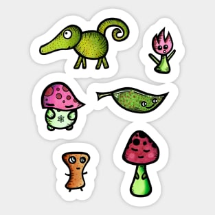 Woodland Creature Collection Sticker